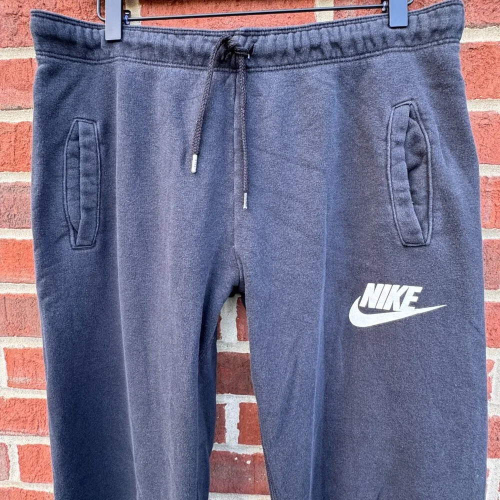 Nike Sportswear Rally Sweatpants Medium Black Pockets Athleisure
